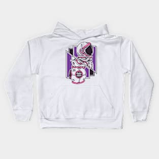 The Explorer Of The Unknown (Purple) Kids Hoodie